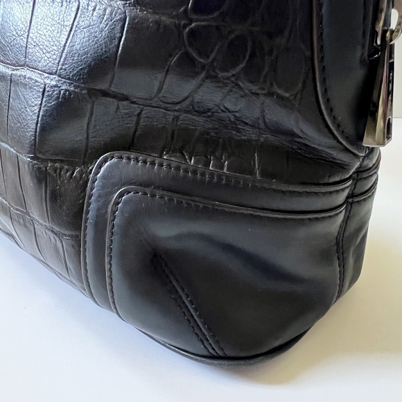 L.A.M.B. By Gwen Stefani Hemingford Satchel Black Vintage - Picture 10 of 16